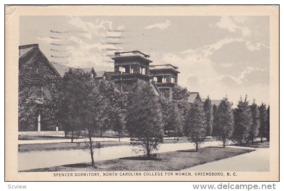 Spencer Dormitory, North Carolina College for Women, Greensboro, North Caroli...