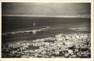 Haifa Israel Birdseye View c1950s Real Photo Postcard