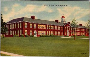 Postcard SCHOOL SCENE Manasquan New Jersey NJ AN1840