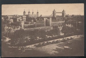 London Postcard - The Tower and Tower Bridge    RS16310