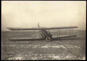 Germany WWI Crashed Airplane Aviation Original Photo 64744