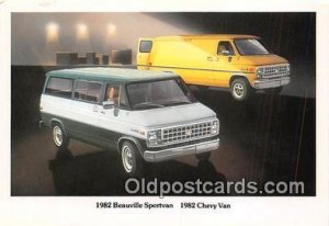 1982 Beauville Sportvan, 1982 Chevy Van Chevrolet Auto, Car Unused 