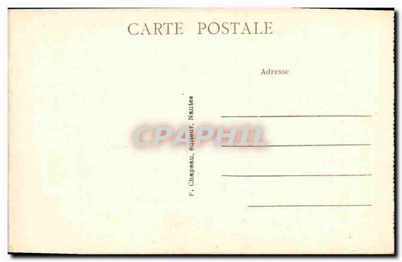 Old Postcard Batz Vue Generale salt marshes