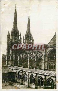 Postcard Modern Bayonne The cathedral Le Cloitre