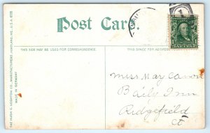 Danbury CT Connecticut Fairview Avenue Postcard