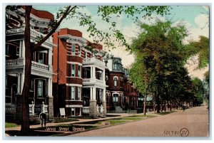 c1905 Jarvis Street Houses Toronto Canada Unposted Antique Postcard