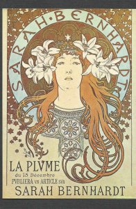 PPC ART NOUVEAU ARTIST ALFONSE MUCHA REPRO FROM SWISS MUSEUM 1898 JOB SEE INFO