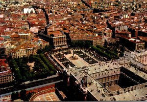 Spain Madrid Aerial View Place d'Orient