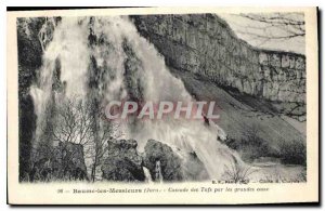 Postcard Old Baume les Messieurs Jura Cascade Tuffs by the Great Waters