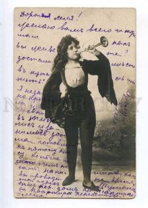 243945 DANCER Pipe ACTRESS Vintage POST Kutaisi DENTIST 1904 y