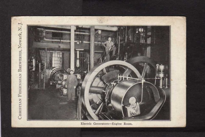 NJ Christian Brother Feigenspan Breweries Brewery Newark New Jersey UDB Postcard