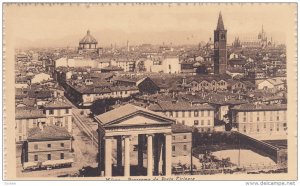 MILANO, Lombardia, Italy, 1910s : Panorama da Porta Ticinese