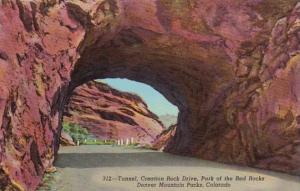 Colorado Denver Tunnel Creation Rock Drive Park Of The Red Rocks