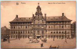 M-27005 City Hall and Brabo Fountain Antwerp Belgium