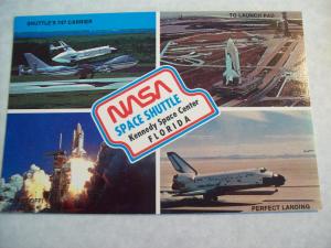 NASA Kennedy Space Center, FL //  Unused Postcard