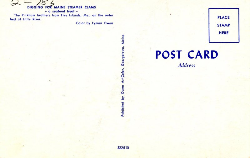 Pinkham Brothers Clamming in Maine