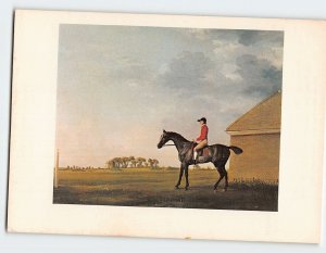 Postcard Gimcrack, with John Pratt up, on Newmarket Heath By G. Stubbs, England