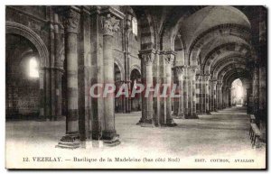 Postcard Old Vezelay Basilica of Madeleince