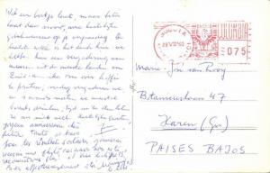 colombia, BOGOTA, Gobernacion, Av. Jimenez (1960) Postcard, Red Cancel