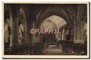 Old Postcard Bata L & # 39Interieur L & # 39Eglise