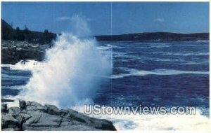 Pounding Surf, Ocean Drive in Acadia National Park, Maine