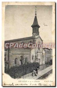 Old Postcard The Lilac The Church