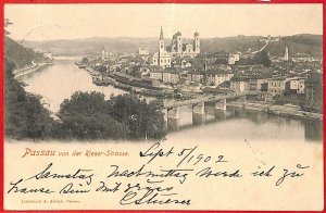 aa7983 - postcards VINTAGE POSTCARD: GERMANY Germany - Passau 1902-