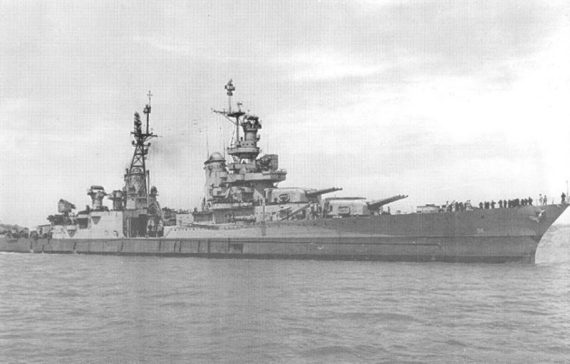 Postcard  USS Indianapolis CA-35 Heavy Cruiser