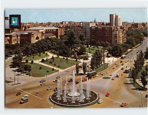 Postcard Plaza de San Juan de la Cruz Paseo de la Castellana Madrid Spain