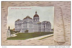 Exterior, State Capitol, Indianapolis, Indiana, PU-1910