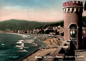 Italy Alassio Spiaggia di Levante The East Shore