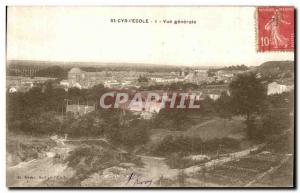 Postcard Old St Cyr L Ecole Vue Generale