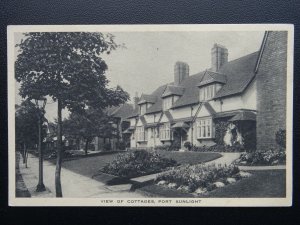 Cheshire Wirral PORT SUNLIGHT Cottages - Old Postcard