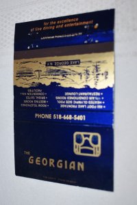 The Georgian Restaurant Lake George New York 40 Strike Matchbook Cover