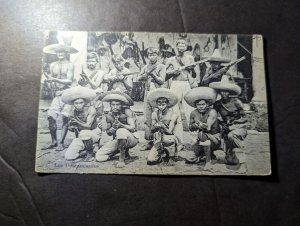 Mint Mexico PPC Postcard Mexico Revolution Shirtless Ones Soldiers Mexicans