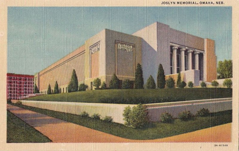 Postcard Joslyn Memorial Omaha Nebraska