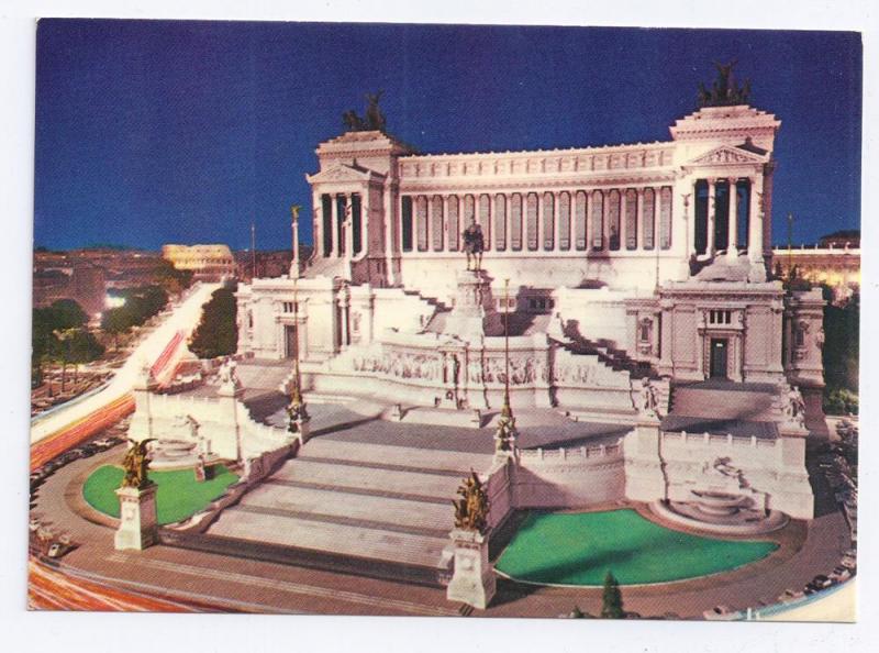 Italy Rome Altar of Nation Vittorio Emanuele Monument Night