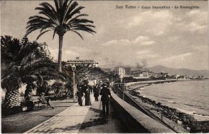 CPM SAN REMO Corso imperatrice La Passeggiata ITALY (803034)