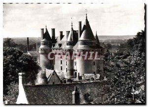 Old Postcard Langeais I and L Le Chateau North Facade