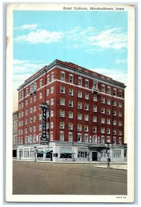 1939 Exterior View Hotel Tallcorn Building Marshalltown Iowa IA Vintage Postcard