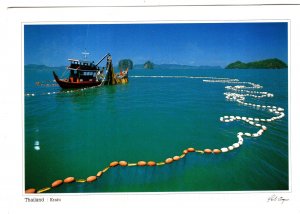 Fishermen Planning Nets, Andaman Sea, Krabi, Thailand, Used