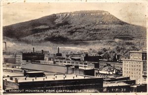 Chattanooga Tennessee 1939 RPPC Real Photo Postcard Lookout Mountain