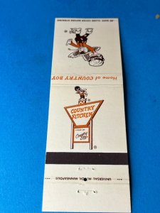 Vintage Matchbook Cover Country Kitchen Restaurant  Minneapolis, Minnesota MB170