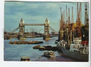 441032 Great Britain 1971 year London tower bridge RPPC to Germany