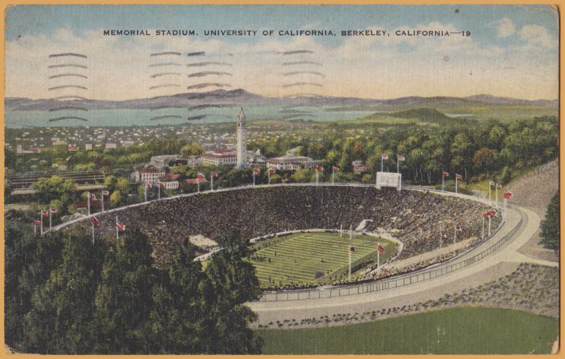 Berkeley, Calif., Memorial Stadium, University of California, Soldiers Mail 1944