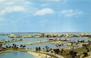 Marina anad Yacht Basin on Bayfront Drive Sarasota FL Postcard