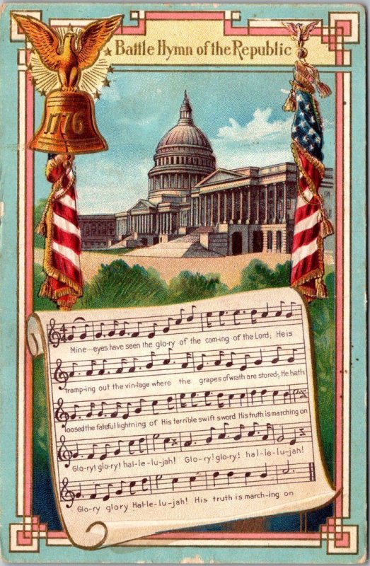 Patriotic Song Card The Battle Hymn Of The Republic