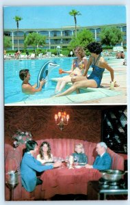 LAS VEGAS, NV Nevada ~ FRONTIER HOTEL & CASINO c1970s Clark County Postcard