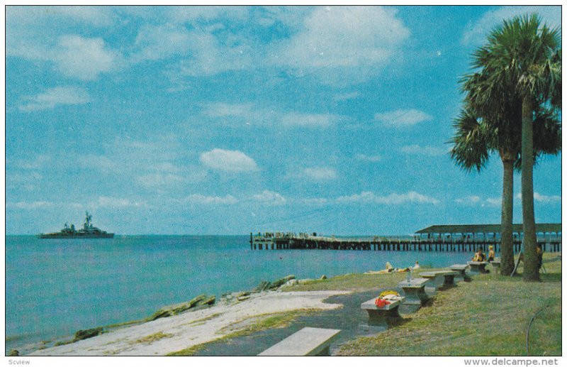 Fishing Pier St. Simond Sound , ST. SIMONDS ISLAND , Georgia , 50-60s