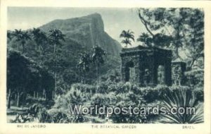 Botanical Garden Rio De Janeiro Brazil Postcard